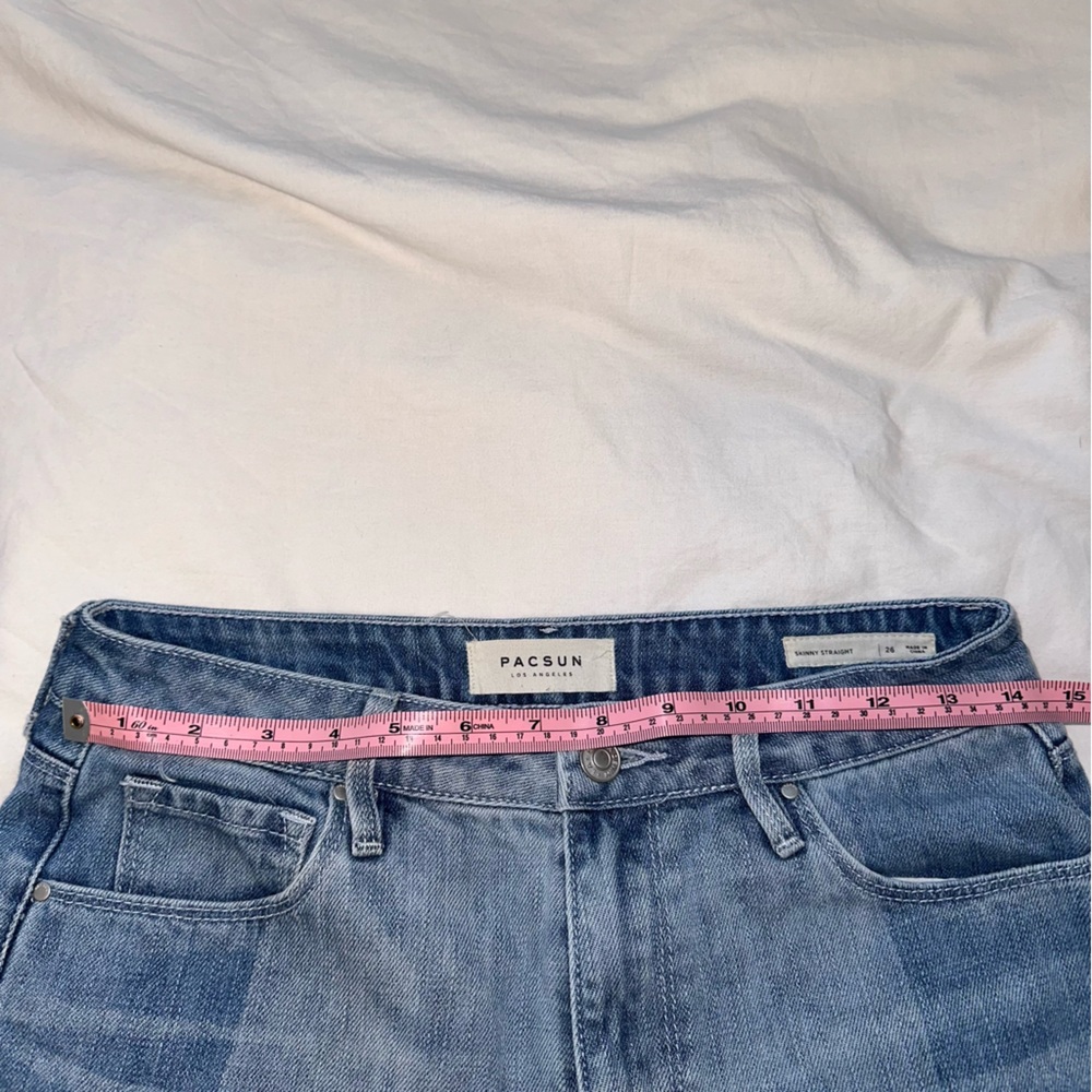 Two Toned Denim Jeans